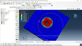 Simulation Ballistic performances of concrete target Johnson, Holmquist  material model in Abaqus