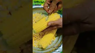 How to easily pick Corn Kernels? 1 minute Trick...