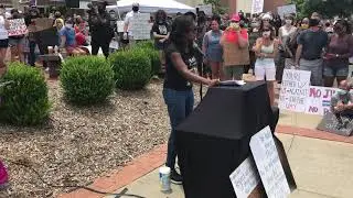 Keisha Johnson - Forsyth County United Black Lives Matter Protest in Forsyth County, GA