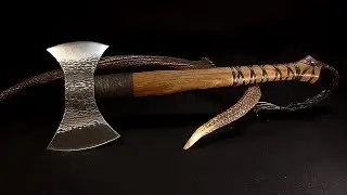 Топор из металлолома своими руками.  DIY scrap metal axe.