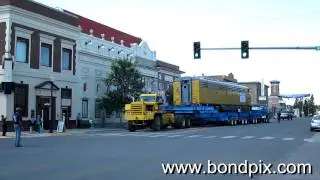 Milwaukee Road E-9 Engine 36A moves through the streets of Deer Lodge, MT: 2