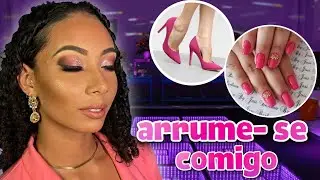ARRUME-SE COMIGO FESTA DE 15 ANOS- LOOK TODO ROSA!!