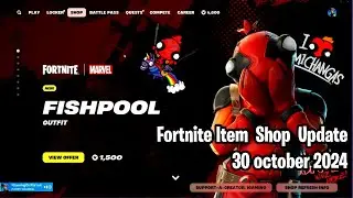 🔥 Fortnite Item Shop Update October 30, 2024! Fishpool, Fishstick, Graven, and More! 💎