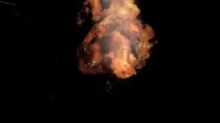 Explosion Chromakey Effect (black screen)
