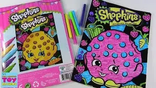 Shopkins Kooky Cookie Velvet Art Speed Color | Arts & Crafts | PSToyReviews