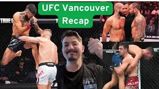 My UFC Vancouver Experience/Recap