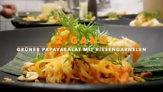 Kalbsbries Riesengarnelen Schweineb&auml;ckchen * Kochschau-Ausw&auml;rtsspiel * Kochen mit Freunden (1)