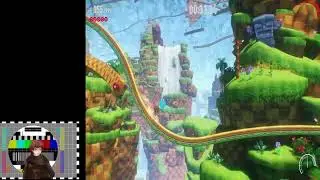 Sonic Frontiers speedrun Level 3-2 restricted run in 1 minute 13.73 seconds
