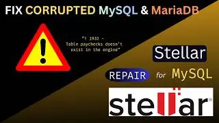 Fix MySQL Error #1932 Table doesn't exist in engine using Stellar Repair for MySQL (Full Recovery)