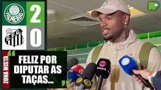 VEJA O QUE CARLOS MIGUEL FALOU NA ZONA MISTA APÓS PALMEIRAS 2 X 0 SANTOS NO BRASILEIRÃO 2025