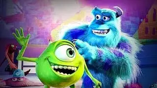 Disney Pixar Monsters Inc Scream Arena GamePlay Part 6-(1/2) Just Finishing This Level I Started Up