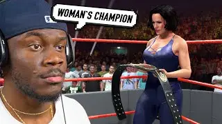 REASE PLAYING WOMAN`S WWE 2K23