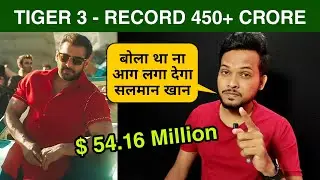 Tiger 3 - Record Box Office Collection, Worldwide Tiger 3 Overseas Box Office, Salman Khan #tiger3