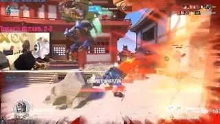 Overwatch xQc rages at all the cc in Hanamura as Winston
