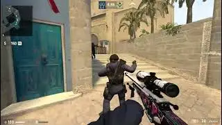 jugando csgo en mirage