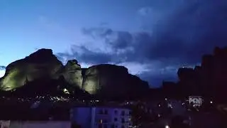 Kalabaka timelapse (Meteora, sunset) 2021.06.02 22:02