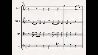 Buona Sera for String Quartet