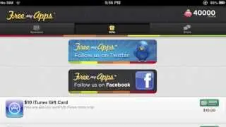 How to hack and get 40,000 points on Freemyapps!