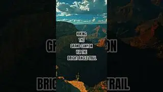 Descending into the Grand Canyon via the Bright Angel Trail
