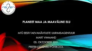 PLANEET MAA JA MAAV&Auml;LINE ELU