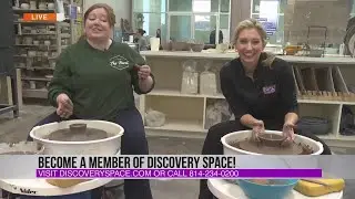 Wheel Throwing at the Discovery Space WTAJ Studio 814
