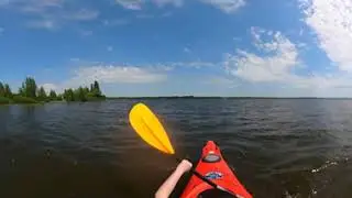 360VR꞉  4K KAYAK EXPERIENCE  DNIPRO RIVER, UKRAINE