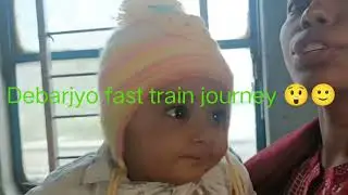 Debarjyo fast train journey 😲🙂#reel #virel #followforfollowback #public 