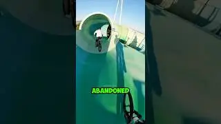 They Rode Bikes Down an Abandoned Water Slide&hellip; Then THIS Happened 😳🚴&zwj;♂️