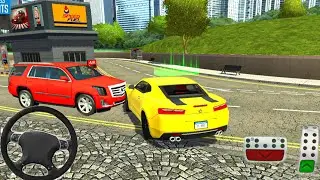 Multi Floor Garage Driver: New Chevrolet Camaro Drive and Parking Simulator Gameplay