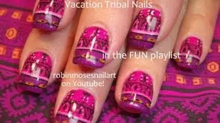 Aztec Nail Art