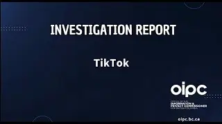 Investigation Report F25-02 TikTok
