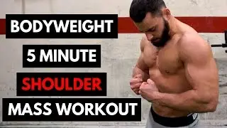 Bodyweight Shoulder Workout At Home (FOLLOW ALONG)