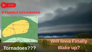 🔴Live Storm Chaser- Tornado Threat in Northern Iowa?? 6/25/25