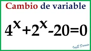 Ecuación exponencial por cambio de variable | 1 Ejercicio