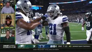 LeBron James is predicting plays like Tony Romo
