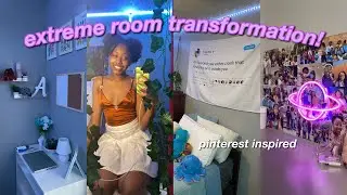 EXTREME Room Makeover + Room Tour 2022 *pinterest inspired