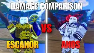 Sailor Piece | ESCANOR Vs ANOS Damage Comparison - What Is Best Melee/Sword? #sailorpiece #roblox