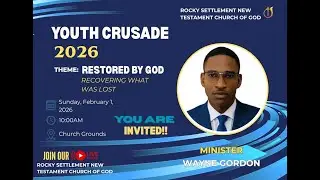 | JOIN US TODAY  | SUNDAY YOUTH CRUSADE |  FEBRUARY 01, 2026 |