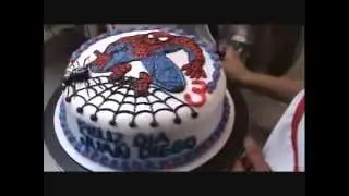 Spider Man cake. pastel de Spider man
