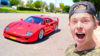 SPENDING THE DAY WITH A F40 FERRARI 