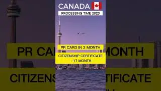 Processing time canada 2023 updates #shorts #shortvideo #canada #visa