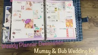Weekly Planner Decoration - Mumsy & Bub Wedding Kit