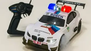 [ASMR Unboxing] EPIC RC Spray Stunt Car & Ferrari Simulation &ndash; Police Car 3D Light  | ASMR Video