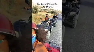 Quads Atvs Turkish Desert #quads #atvs #atv #desert #fourwheels #girlstrip #helmet #sports  #drive