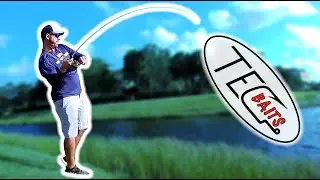Tec Baits 3 Lure Challenge. Enter The MONSTERBASS Big Bass Championship. [Bank Pond Bass Fishing]
