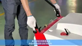Battery type sweeping machine AS-680