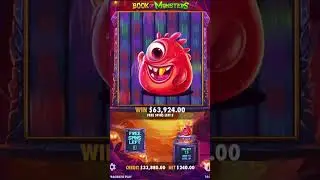 MAX MONSTER AND SPINS ON BOOK OF MONSTERS‼️‼️MASSIVE WIN 😱🤯