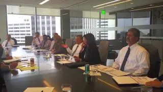 Governor Calvo's meeting with the credit rating agencies