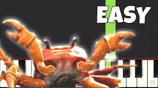 Crab Rave - EASY Piano Tutorial