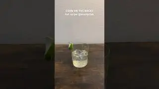 Corn Milk Cocktail #cocktail #corn #cocktailsathome #shortsfeed #shortsvideo #homebartender